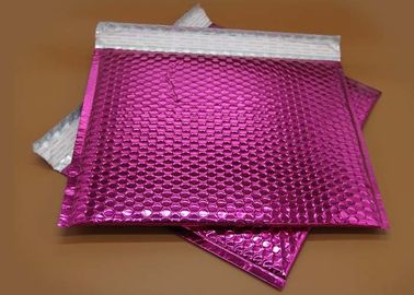 Parlak Suya Dayanıklı Metalik Kabarcık Zarfları Nakliye İçin Boş Basılı Malzeme